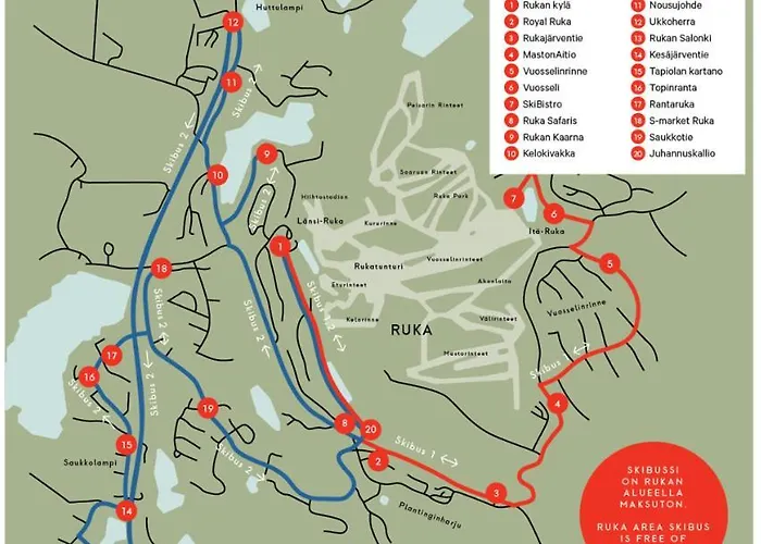 شاليه Rukan Ukkoteeri 1 & 2 *